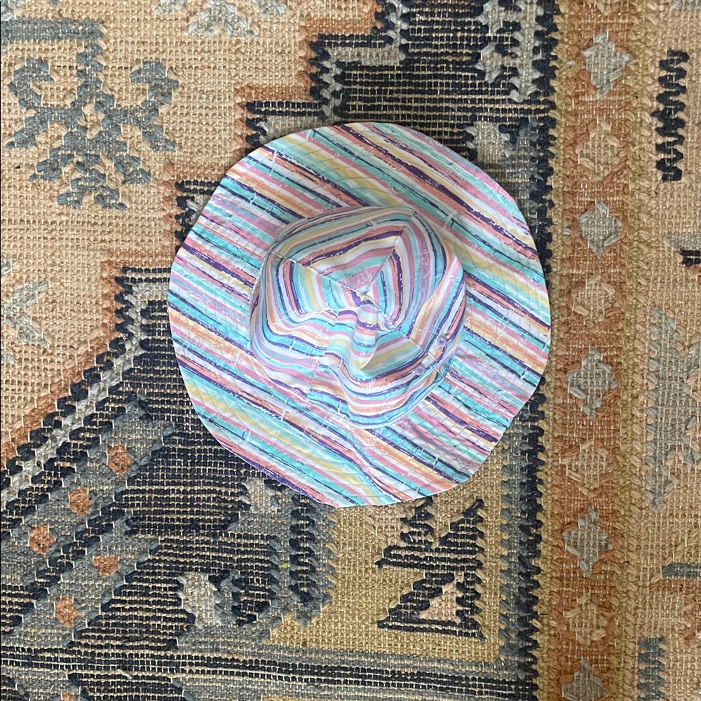 Skin Floral Bucket Hat with Pastel Hues